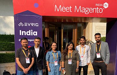 Team Meetanshi Attends Meet Magento India