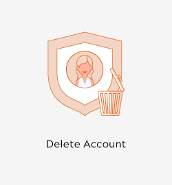 Magento Delete Account by Meetanshi